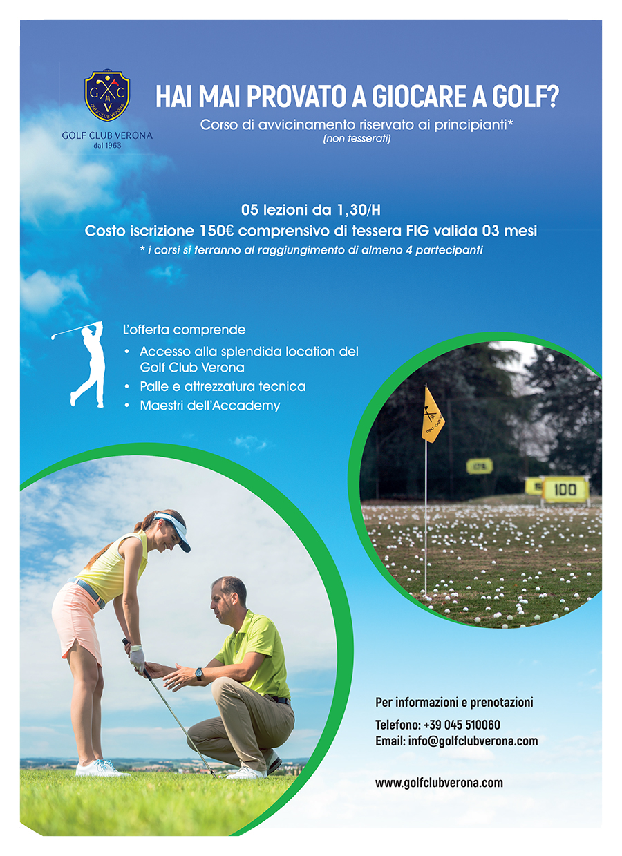 Locandina golf club verona